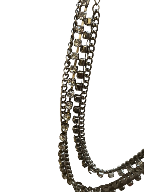 Juicy Couture Navy Cosmetic Pouch w/ Strawberry Trim & Chico's Necklace - Picture 4 of 4